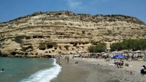 The caves of Matala